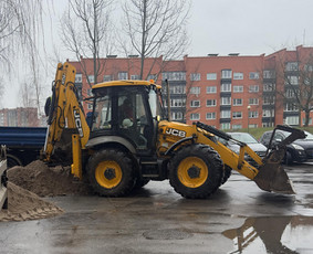 Statybinės technikos nuoma - Ekskavatorių, bobcat nuoma, sniego valymas - 2