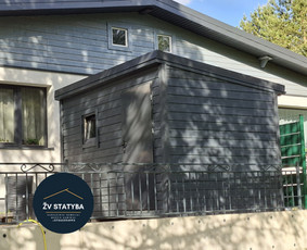 Statybos, apdaila - Sodo nameliai,sandėliukai,stoginės,terasos,pirtys-saunos - 4