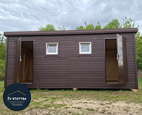 Statybos, apdaila - Sodo nameliai,sandėliukai,stoginės,terasos,pirtys-saunos - 2