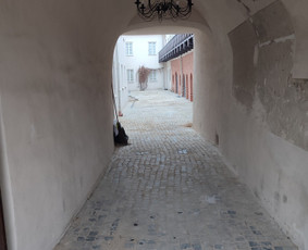 Trinkelių klojimas - Trinkeliu klojimas gerbuvio tvarkymas - 3