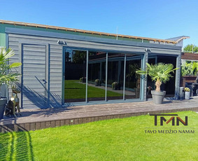 Sodo, mediniai nameliai - Karkasiniai,moduliniai namai, pirtys, visi medžio darbai. - 2