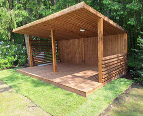 Pavėsinių gamyba, statymas - Durys I Aliuminio gaminiai I Medinės konstrukcijos - 2