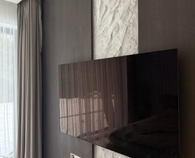 Interjeras, baldai - Sienų dekoravimas/ akmens siena/ uolos imitacija - 2