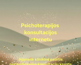 Sveikata, gydymas - Psichoterapijos konsultacijos - 1