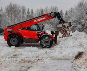 Sniego valymas, išvežimas - Manitou Nuoma - Savivarčių Nuoma / Nirkona UAB / Darbų pavyzdys ID 4219629