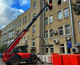 Sniego valymas, išvežimas - Manitou Nuoma - Savivarčių Nuoma / Nirkona UAB / Darbų pavyzdys ID 4219649