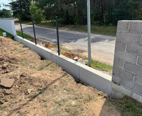 Atraminės sienelės - Pamatų liejimas ir betonavimo darbai. Pamatų įrengimas. - 3