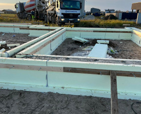 Gręžtiniai (poliniai) pamatai - Pamatų liejimas ir betonavimo darbai. Pamatų įrengimas. - 2