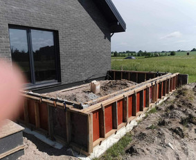 Pamatų liejimas, įrengimas - Pamatų liejimas ir betonavimo darbai. Pamatų įrengimas. - 4