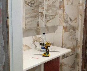 Palangių montavimas - Plyteliu klijavimas - 4