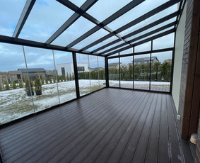 Berėmio stiklo gamyba - Terasų stiklinimas - 3