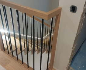 Laiptų turėklai - Staliaus darbai: laiptai, turėklai, palangės, durys - 4