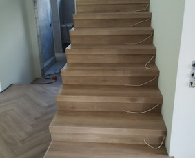 Laiptų montavimas - Staliaus darbai: laiptai, turėklai, palangės, durys - 2