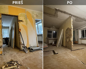 Vidaus apdailos darbai - Griovimo / Demontavimo Darbai - 1