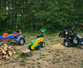 Įvairios technikos nuoma - &Scaron;akų smulkintuvas, malkų skaldyklė, kelmų freza, nuoma - 1