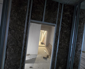 Gipso kartono montavimas - Apdaila &bdquo;iki raktų&ldquo; Namo statyba nuo pamatų iki raktų - 3