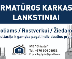 Metalo konstrukcijos - Armatūros lankstiniai - 1