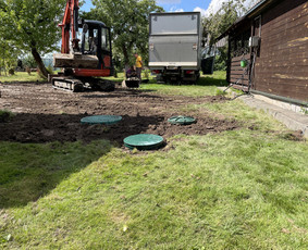 Žemės kasimas, lyginimas - Nuotekų valymo įrenginiai UAB Bioneto - 4