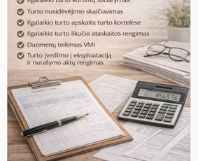 Ilgalaikio turto apskaita - Buhalterinės paslaugos - Klaipėda - 1