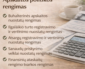 Apskaitos politikos rengimas - Buhalterinės paslaugos - Klaipėda - 1