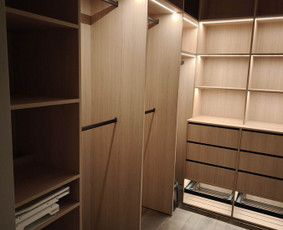 Drabužinės baldų gamyba - Nestandartinių korpusinių baldų gamyba - 2