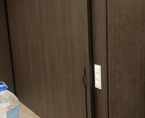 Stumdomų durų ir pertvarų gamyba - Nestandartinių korpusinių baldų gamyba - 1