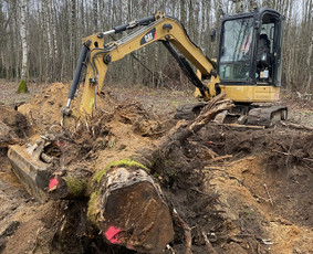 Smulkių krovinių pervežimas Lietuvoje - Fiskaro paslaugos, savivartis su kranu griebtuvais - 3