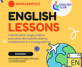 Kokybiškos anglų kalbos pamokos už geriausią kainą / Ieva. English Club / Darbų pavyzdys ID 4224809