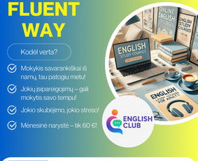 Kokybiškos anglų kalbos pamokos už geriausią kainą / Ieva. English Club / Darbų pavyzdys ID 4224815