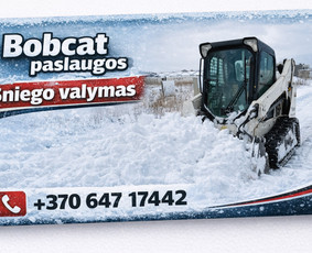 Mechanizuotas sniego valymas - Bobcat sniego valymas - 2
