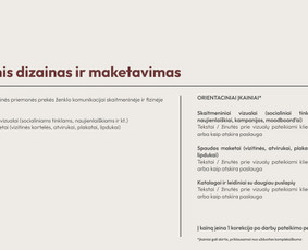 Komunikacija, dizainas, fotografija prekės ženklams / Greta R / Darbų pavyzdys ID 4225639