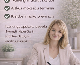 Buhalterinės paslaugos - Klaipėda, bei nuotoliniu būdu / Anastasija / Darbų pavyzdys ID 4225795