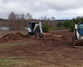 Sklypo lyginimas, formavimas - Mini ekskavatorius ir Bobcat - 3