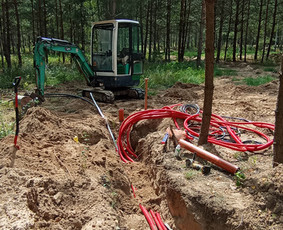 Inžinerinių tinklų įrengimas - Mini ekskavatorius ir Bobcat - 2