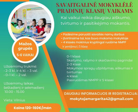 Paruo&scaron;imas egzaminui stojant į 5 klasę - Lietuvių, matematikos ir anglų kalbos pamokos. - 1