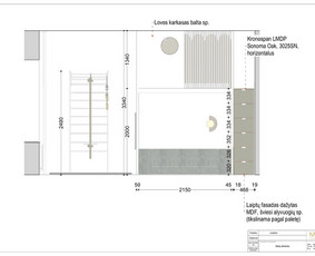 Interjero dizainas/techniniai brėžiniai/vizualizacijos / Ieva Glumac / Darbų pavyzdys ID 4227535