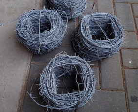 Aplinka, sodas - Spygliuotoji viela cinkuota, 1.7 mm 50m - 1