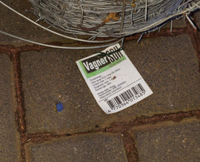 Aplinka, sodas - Spygliuotoji viela cinkuota, 1.7 mm 50m - 2