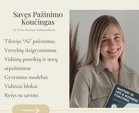 Mokymai, kursai, kalbos - Transformacinis savęs pažinimo koučingas Lt, Eng - 4