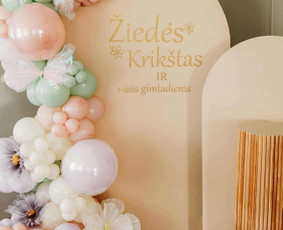 Balionai, helio balionai - Balionų arkos/sienelės/helio balionai - 3