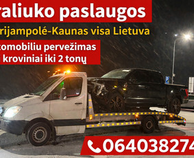 Krovinių pervežimas - Traliukas, Kaunas Marijampolė - visa Lietuva - 1