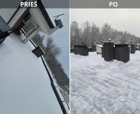 Sniego valymas nuo stogų - Sniego Valymas !Stogų valymas! - 2