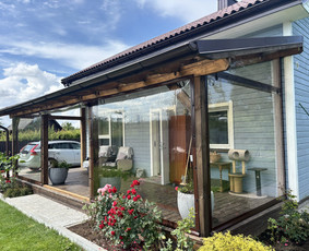 Tentai, tentų gamyba - Skaidrūs tentai terasoms ir pavėsinėms. - 4