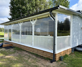 Tentai, tentų gamyba - Skaidrūs tentai terasoms ir pavėsinėms. - 3