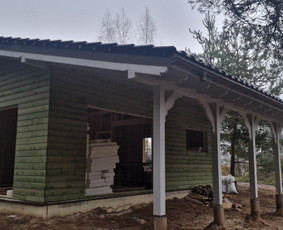 Medžio darbai, staliai - Karkasinių namų, terasų, sandėliukų statyba, stogų dengimas. - 1