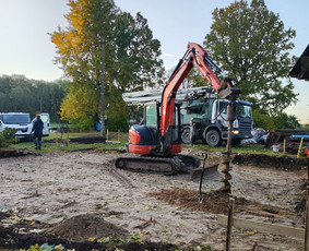 Statybos darbai - Pamatų įrengimas - 2