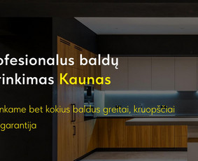 Kitos įvairios paslaugos - Baldų surinkimas, virtuvės montavimas - 1