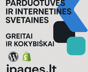 HTML/CSS kodavimas - Vos nuo 150e landing, svetainių / e.shopų kūrimas - 1