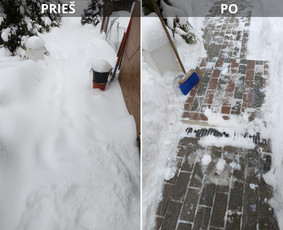 Sniego valymas - Esu kai reikia-sniego kasimas rankiniu būdu - 3