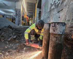 Statybos darbai - Betono pjovimas - Kiaurymių - Skylių gręžimas - 2